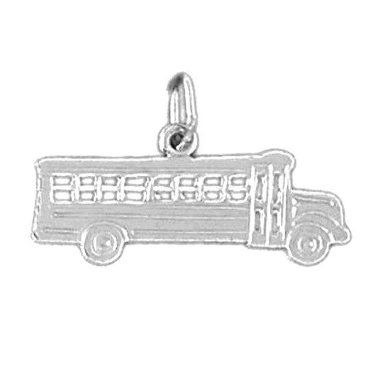 14K or 18K Gold Bus Pendant