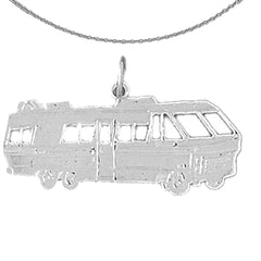 10K, 14K or 18K Gold RV Recreational Vehicle Pendant