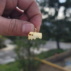 14K or 18K Gold Truck Pendant