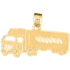 14K or 18K Gold Truck Pendant