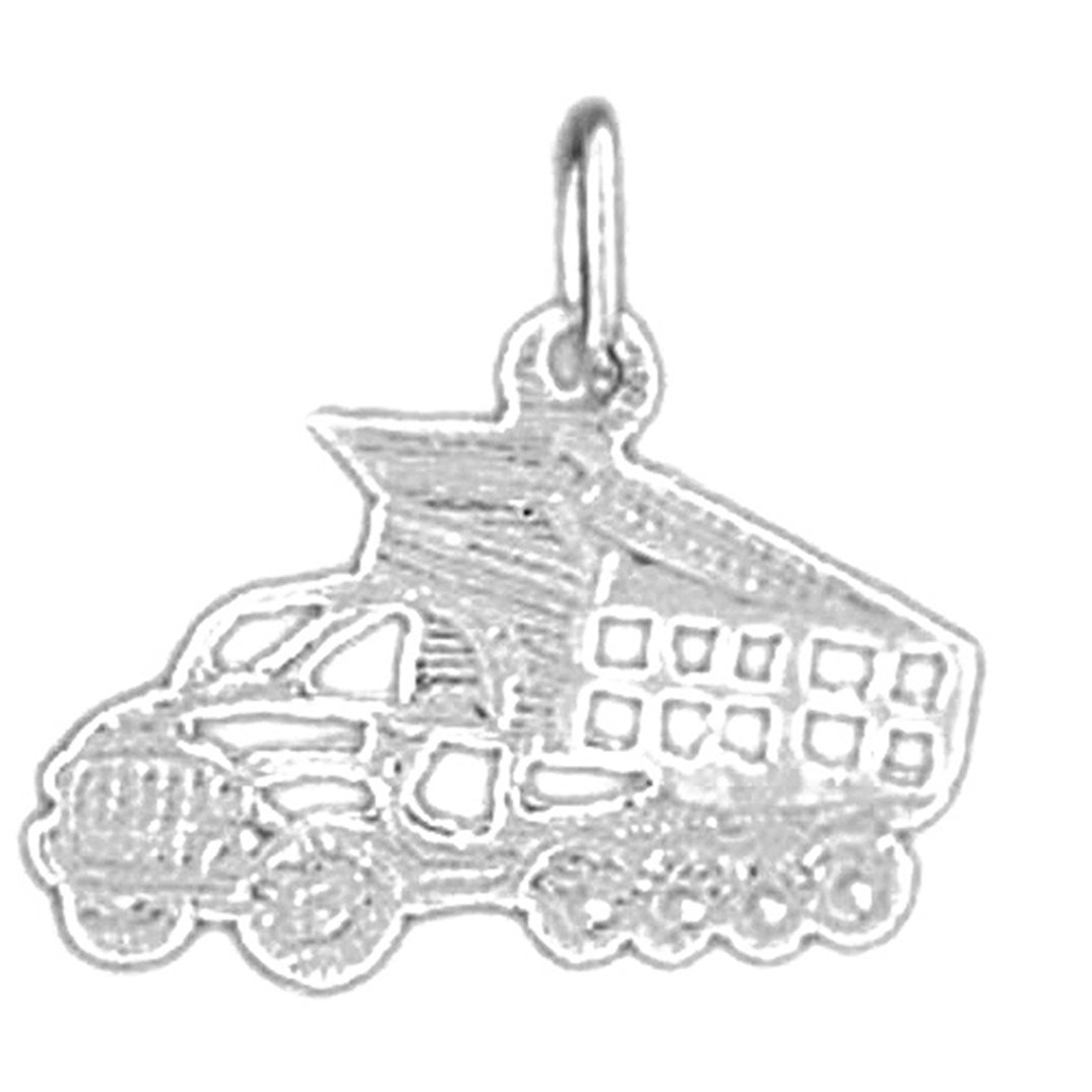 14K or 18K Gold Dump Truck Pendant