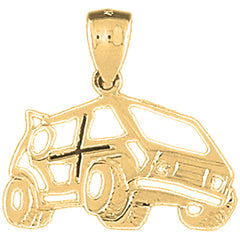 10K, 14K or 18K Gold Off Road Vehicle Pendant