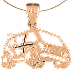 10K, 14K or 18K Gold Off Road Vehicle Pendant