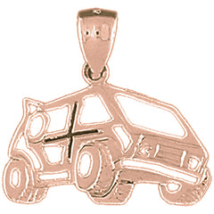 10K, 14K or 18K Gold Off Road Vehicle Pendant