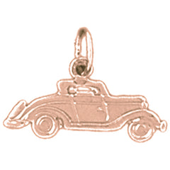 14K or 18K Gold Car Pendant