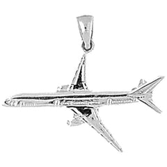 14K or 18K Gold Airplane Pendant