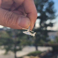 14K or 18K Gold Helicopter Pendant