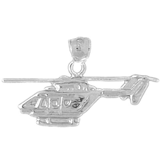 14K or 18K Gold Helicopter Pendant