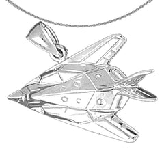 10K, 14K or 18K Gold Airplane Pendant