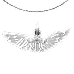14K or 18K Gold United States Air Force Pendant