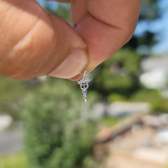 14K or 18K Gold Caduceus Pendant