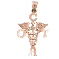 14K or 18K Gold C.O.T.A. Children's Organ Transplant Association Pendant