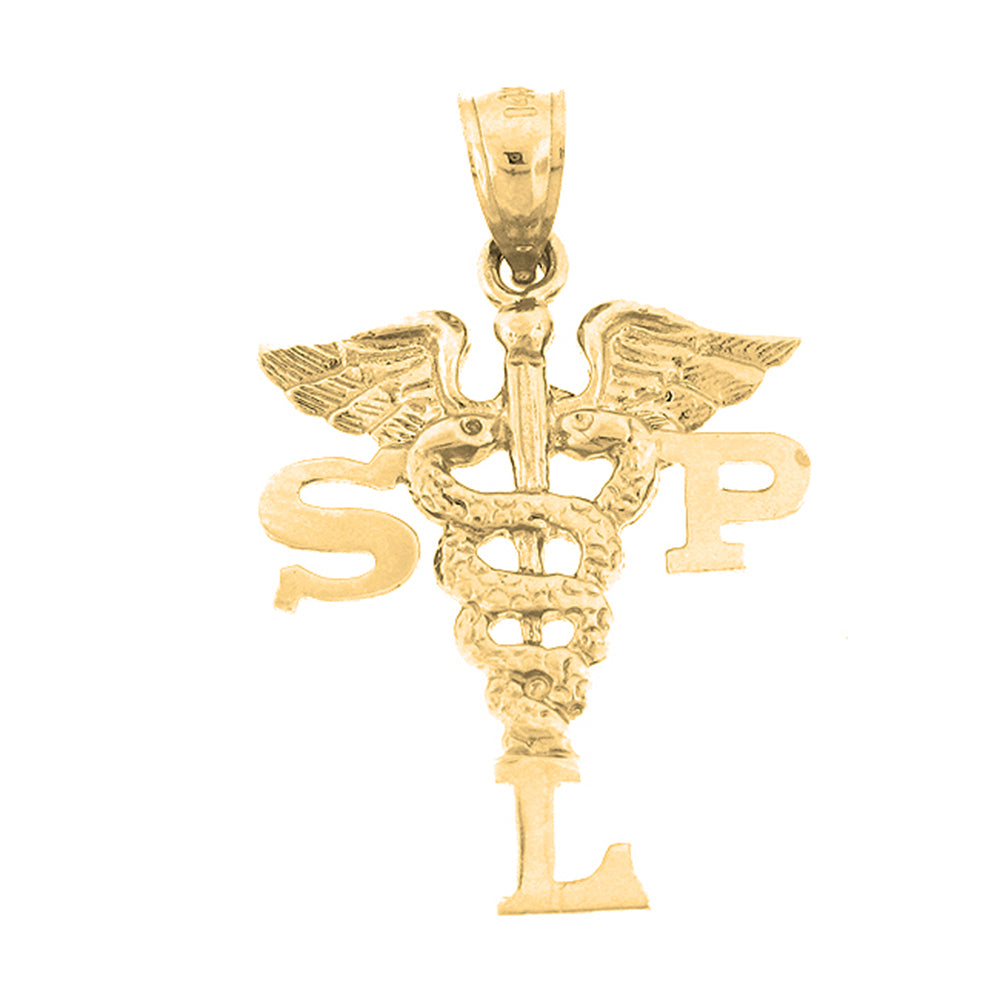 14K or 18K Gold S.P.L. Surgical Planning Laboratory Pendant