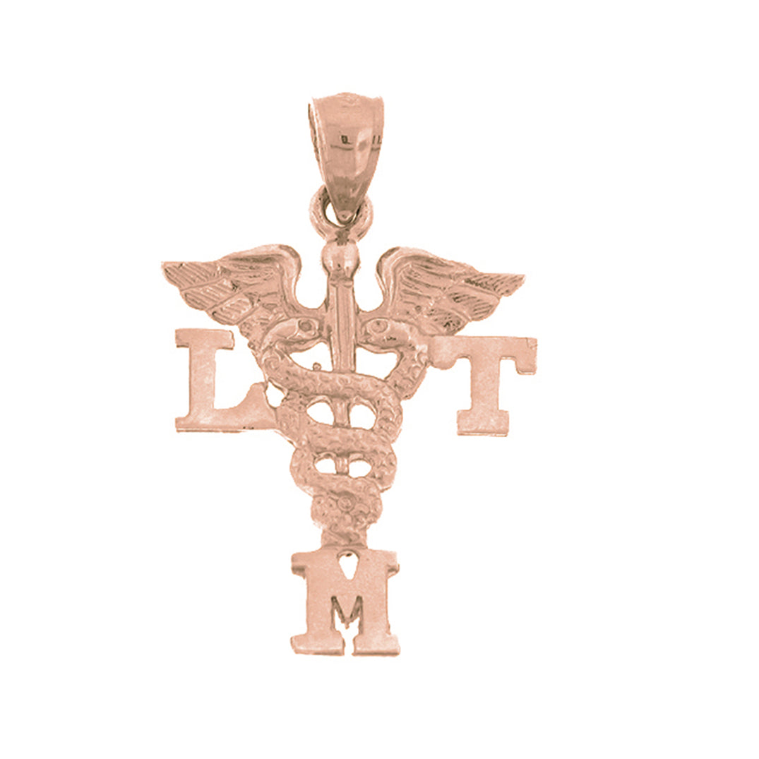 14K or 18K Gold L.T.M. Pendant