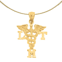 14K or 18K Gold L.T.M. Pendant