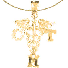 14K or 18K Gold C.T.M. Pendant