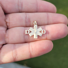14K or 18K Gold D.O. Doctor Of Osteopathic Medicine Pendant