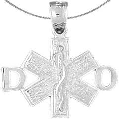 14K or 18K Gold D.O. Doctor Of Osteopathic Medicine Pendant