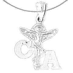 14K or 18K Gold C.A. Pendant