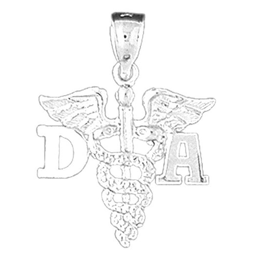 14K or 18K Gold D.A. Pendant