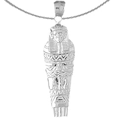 10K, 14K or 18K Gold Mummy Pendant