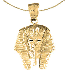 10K, 14K or 18K Gold King Tut Pendant