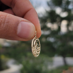 14K or 18K Gold Dolphins Jumping Through Hoop Pendant