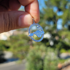 10K, 14K or 18K Gold Catalina Island Pendant