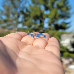 10K, 14K or 18K Gold Catalina Island Pendant