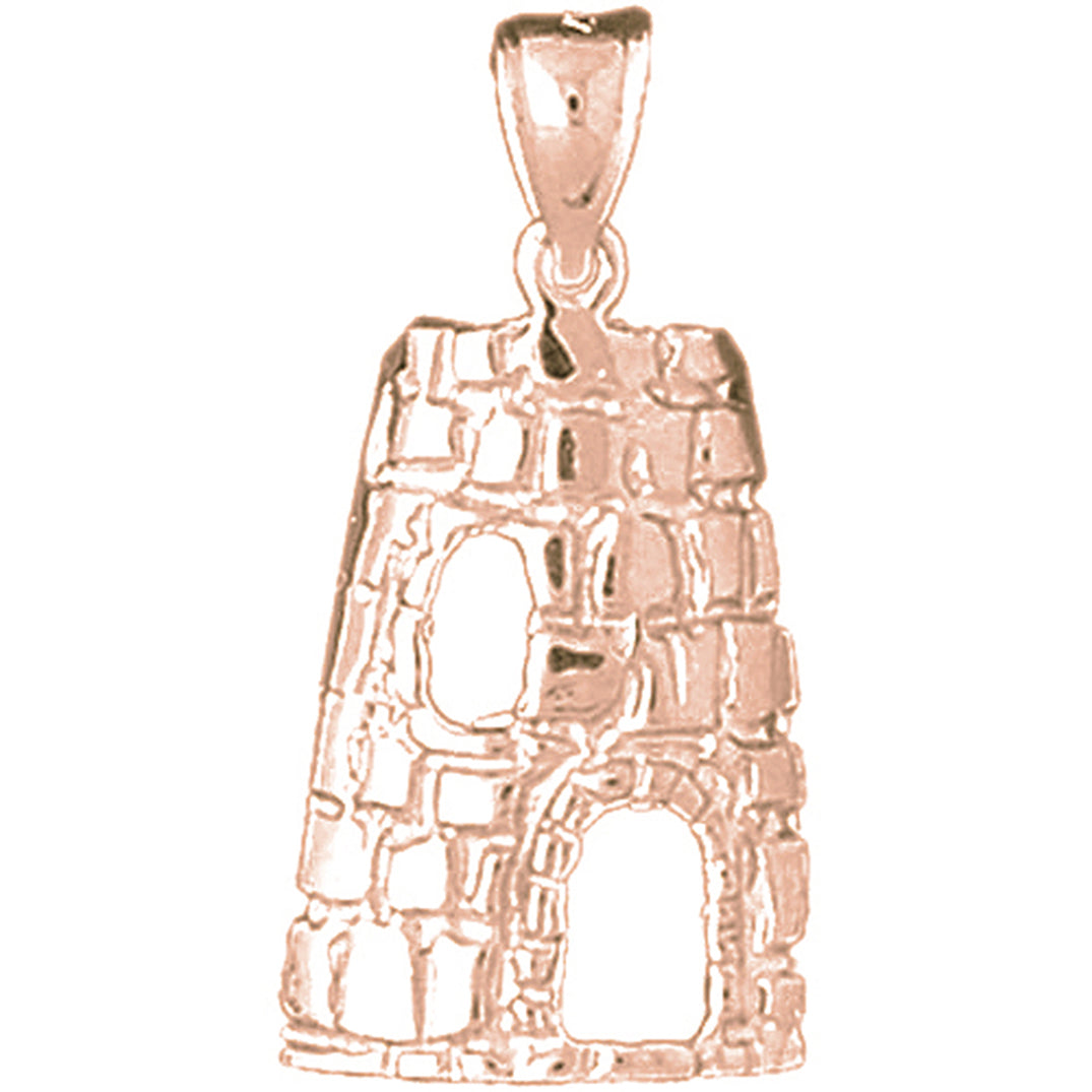 10K, 14K or 18K Gold St. Croix Sugar Mills Pendant