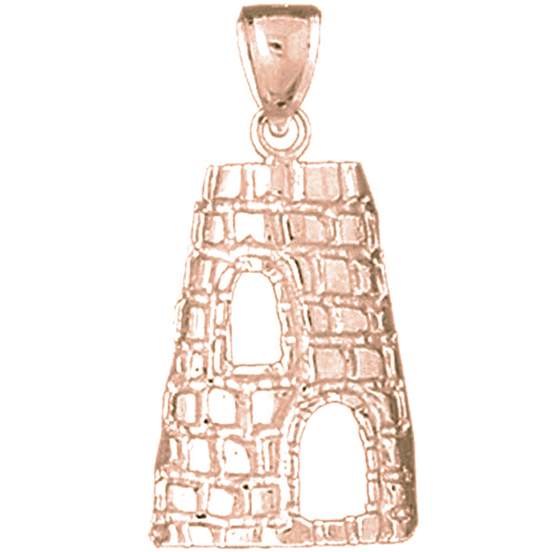 10K, 14K or 18K Gold St. Croix Sugar Mills Pendant