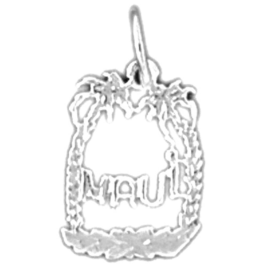 14K or 18K Gold Maui Pendant