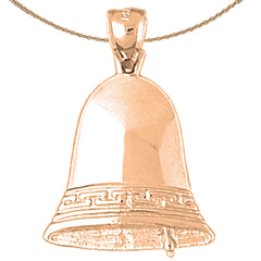 10K, 14K or 18K Gold Liberty Bell Pendant