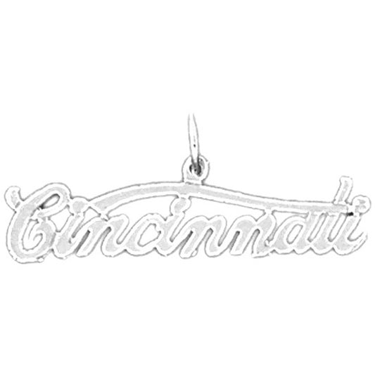 14K or 18K Gold Cincinnati Pendant