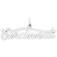 14K or 18K Gold Cincinnati Pendant