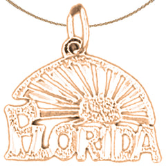 14K oder 18K Gold Florida Anhänger