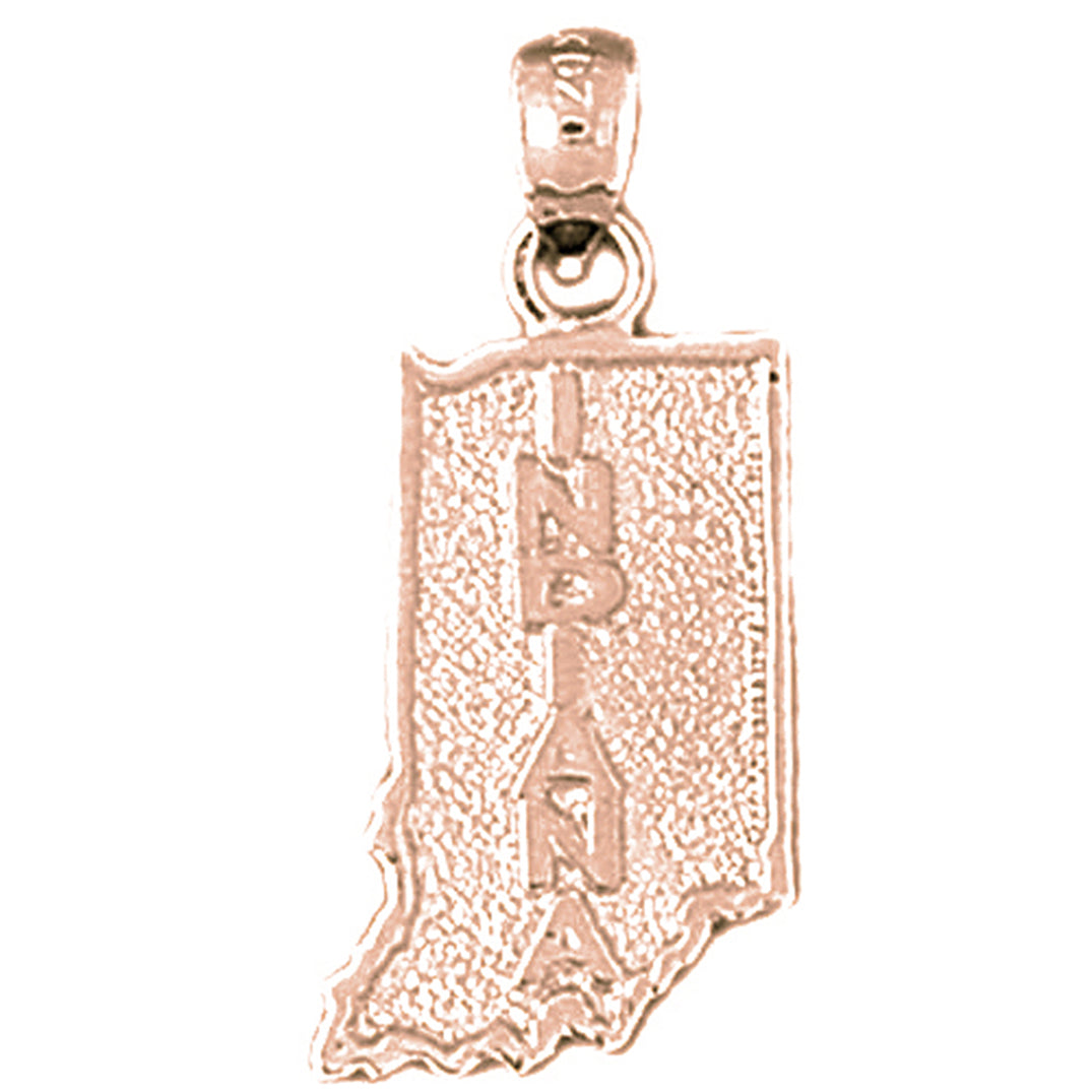 14K or 18K Gold Indiana Pendant