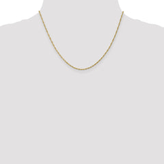 10K Yellow Gold 1.3mm Singapore Chain