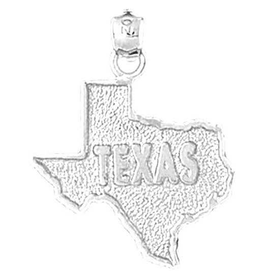 10K, 14K or 18K Gold Texas Pendant