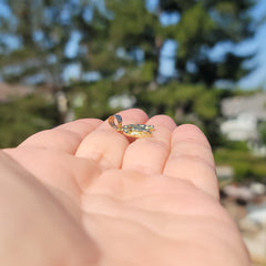 14K or 18K Gold Horseshoe With Horse Pendant