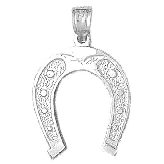 14K or 18K Gold Horseshoe Pendant