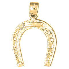 14K or 18K Gold Horseshoe Pendant