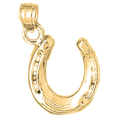 14K or 18K Gold Horseshoe Pendant