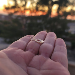 14K or 18K Gold Horseshoe Pendant