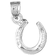 14K or 18K Gold Horseshoe Pendant