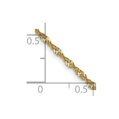 10 Karat Gelbgold 1,7 mm Singapurkette