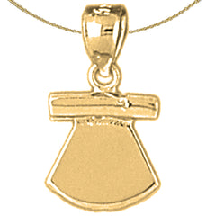 14K or 18K Gold Alaskan Fileting Pendant