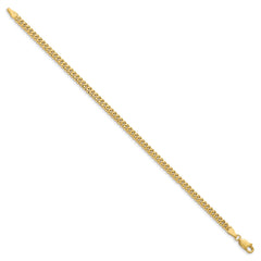 10K Yellow Gold 3.5mm Solid Miami Cuban Chain