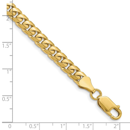 10K Yellow Gold 5.5mm Solid Miami Cuban Chain
