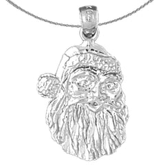 10K, 14K or 18K Gold Santa Clause Pendant